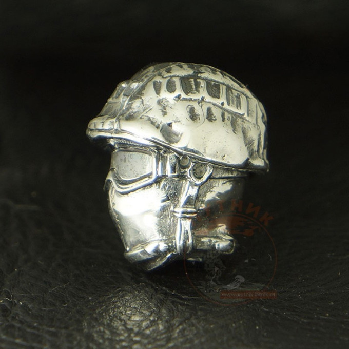 Бусина MR BLADE БОЕЦ СЕРЕБРО mb126